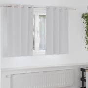 vidaXL Mörkläggningsgardiner med gardiner Ljust Rosa Polyester