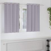 vidaXL Mörkläggningsgardiner med gardiner Ljust Rosa Polyester