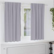 vidaXL Mörkläggningsgardiner med gardiner Ljust Rosa Polyester