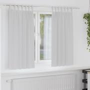 vidaXL Mörkläggningsgardiner med Ringar 2 pcs Ljusgrå 175 x 140 cm