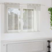 vidaXL Gardiner med gardiner 2 pcs Kräm Polyester