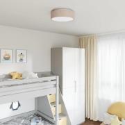 vidaXL Taklampa Taupe 38 x 13.5 cm tyg
