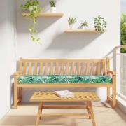 vidaXL Pallkudde Blommor Bladmönster 200 x 40 x 8 cm Oxford tyg