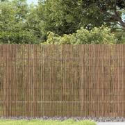 vidaXL Rör- eller vassstaket Brun 400 x 160 cm Cattail