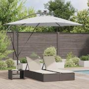 vidaXL Cantilever bananparasol Sand 249 x 249 x 250 cm