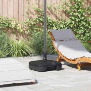 vidaXL Uteplats parasollfot Svart 45 x 45 x 29.5 cm Plast