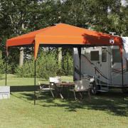 vidaXL Pop-up Markistält Orange 300 x 300 cm tyg