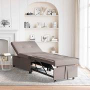 vidaXL Soffsäng Taupe 194 x 67 x 37 cm tyg
