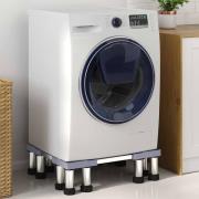 vidaXL Tvättmaskinsockel Grå 67 x 67 x 21,5 cm Rostfritt stål