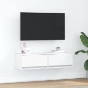 vidaXL TV-skåp med låda Vit 100 x 31 x 25,5 cm Konstruerat trä