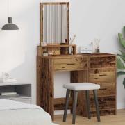 vidaXL Dressingbord Gammalt trä 50 x 41 x 140 cm Konstruerat trä