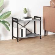 vidaXL Bokhylla Grå sonoma 60 x 30 x 48.5 cm Konstruerat trä