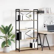 vidaXL Bokhylla Sonoma ek 80 x 30 x 153 cm Konstruerat trä