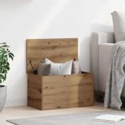 vidaXL Förvaringslåda artisan ek 60 x 35 x 35 cm Konstruerat trä