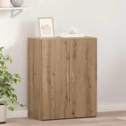 vidaXL Kontorsskåp med hylla artisan ek 60 x 32 x 77.5 Konstruerat trä