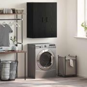 vidaXL Väggskåp Svart ek 69.5 x 34 x 90 cm Konstruerat trä