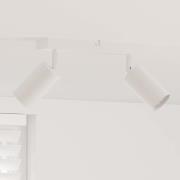 vidaXL Takspotlight Vit 26 x 5.5 x 16.5 cm Stål