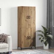 vidaXL Skåp 2 pcs artisan ek 69.5 x 34 x 180 cm Konstruerat trä