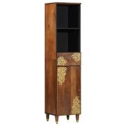 vidaXL Sideboard honungsbrun 38 x 33.5 x 160 cm Massivt Mangoträ