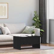 vidaXL Kaffeebord Svart Ek 102 x 50,5 x 46,5 cm Konstruerat trä