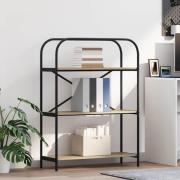 vidaXL Hyllsystem Sonoma ek 80 x 30 x 109 cm Konstruerat trä