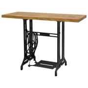 vidaXL Avlastningsbord med symaskinsunderrede 110x40x75 cm