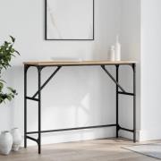 vidaXL Avlastningsbord sonoma-ek 100x32x75 cm konstruerat trä