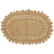 vidaXL Matta Beige 205 x 305 cm Jute