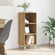 vidaXL Sideboard Artisan Ek 34,5 x 32,5 x 90 cm Konstruerat trä