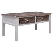 vidaXL Soffbord brun 100x50x45 cm trä