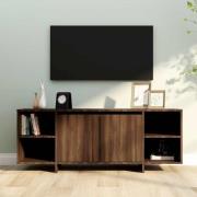vidaXL Tv-bänk brun ek 130x35x50 cm konstruerat trä