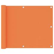vidaXL Balkongskärm orange 75x300 cm oxfordtyg