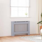 vidaXL Radiatoröverdrag 2 pcs Grå 112x19x81.5cm Ingenjörsträ