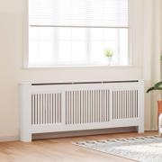 vidaXL Radiatorlock 2 pcs Vit (142-205) x 20.5 x 81.5 cm