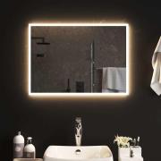 vidaXL Badrumsspegel LED 70x50 cm