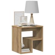 vidaXL Sängbord 2 st ek 40x30x40 cm konstruerat trä