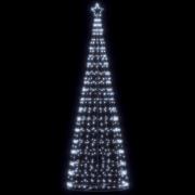 vidaXL LED julgran 550 LEDs kallvit 304 cm