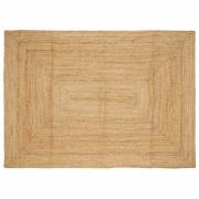 vidaXL Områdesmatta Beige 200 x 290 cm Jute