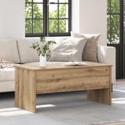 vidaXL Kaffeebord artisan ek 102 x 50.5 x 46.5 cm Konstruerat trä