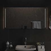 vidaXL Badrumsspegel LED 100x50 cm