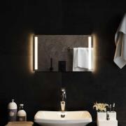 vidaXL Badrumsspegel LED 50x30 cm