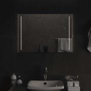 vidaXL Badrumsspegel LED 70x50 cm