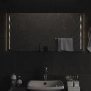 vidaXL Badrumsspegel LED 50x100 cm