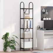 vidaXL Hyllsystem artisan ek 40 x 30 x 183 cm Konstruerat trä