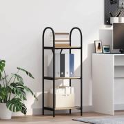 vidaXL Hyllsystem Sonoma-ek 40 x 30 x 109 cm Konstruerat trä