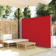 vidaXL Infällbar sidomarkis 170x300 cm röd