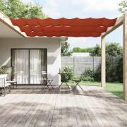 vidaXL Markis vertikal terrakotta 180x800 cm oxfordtyg