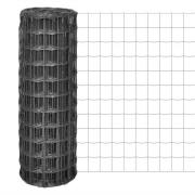 vidaXL Eurofence stål 25x1,2 m grå