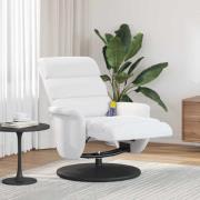vidaXL Massagefåtölj Vit 71 x 98 x 106 cm Konstläder