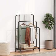 vidaXL Klädställning Gammalt trä 60 x 30 x 100.5 cm Konstruerat trä